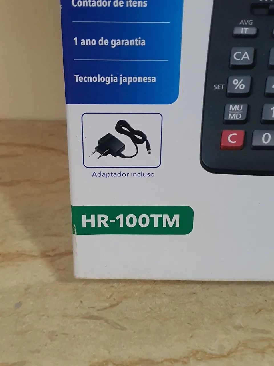 CALCULADORA COM IMPRESSORA CASIO HR-100TM - NOVA - Foto 3