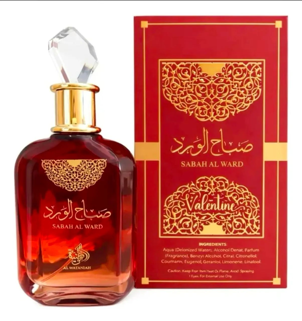 Perfume Sabah Al Ward Valentine Wataniah 100ml