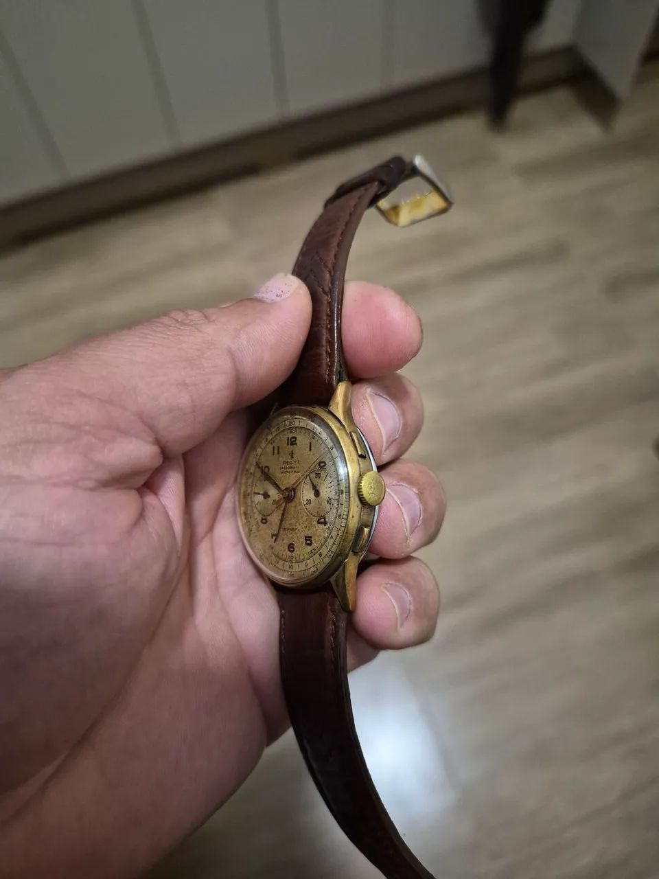 Relógio vintage cronógrafo relvi - Foto 3