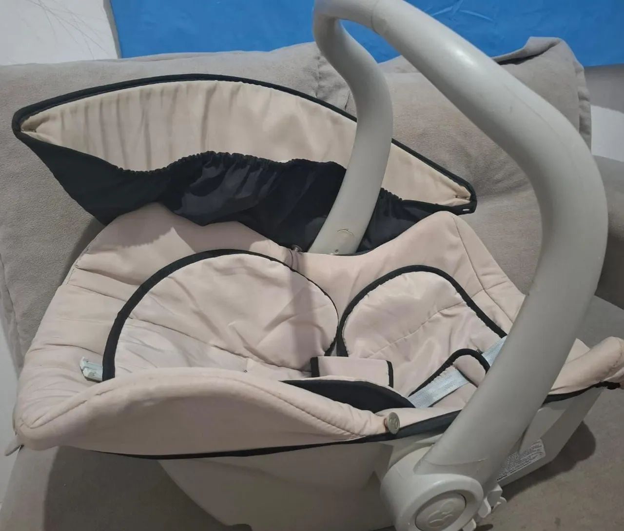 Bebê conforto da marca Galzerano semi usado valor: 250 interessados chama - Foto 2