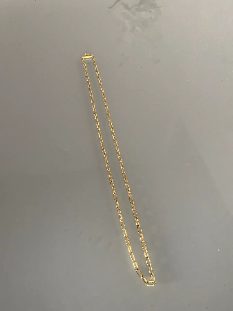 Corrente banhada de ouro 18k