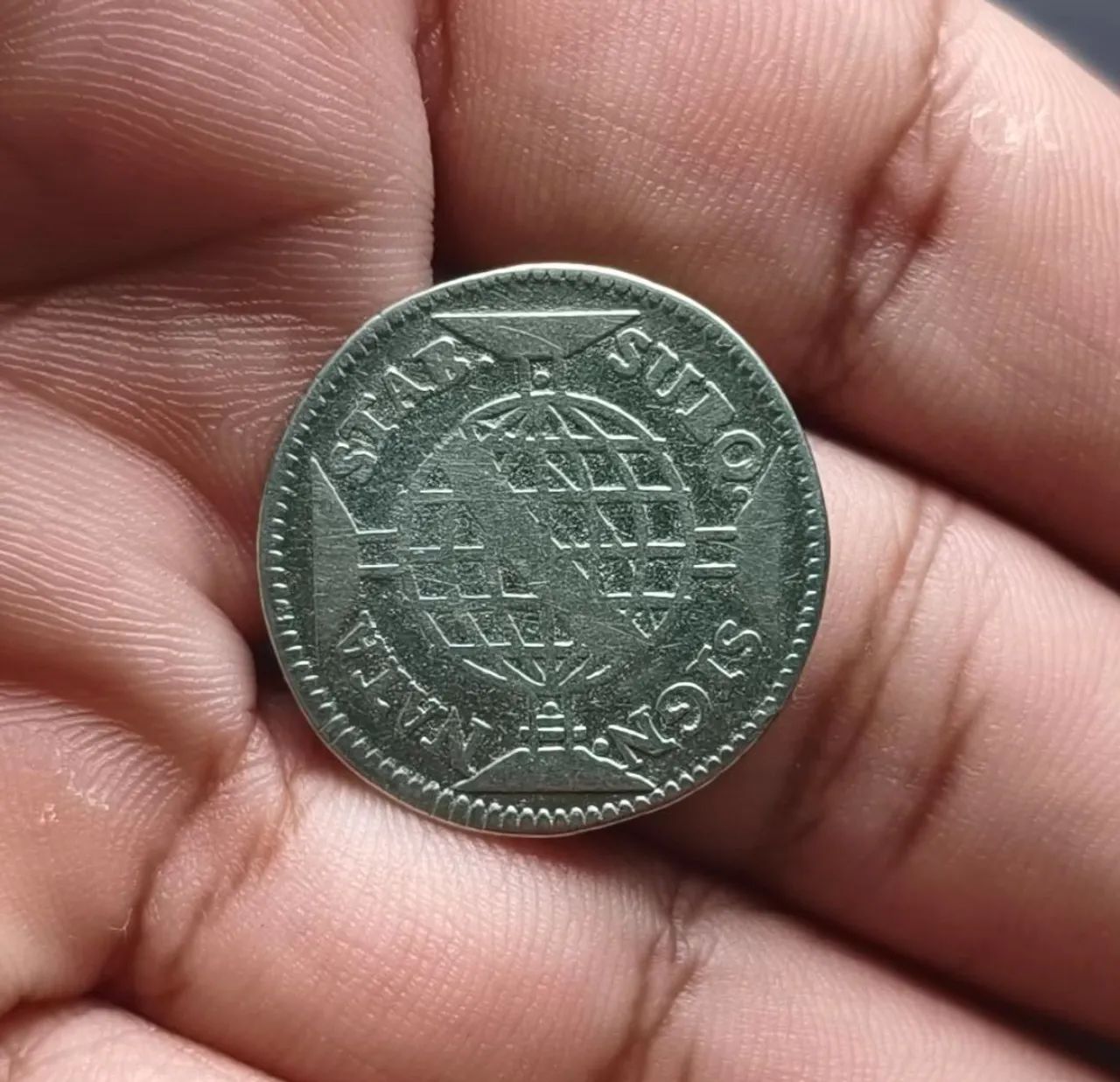 160 réis 1752 Prata - Foto 2