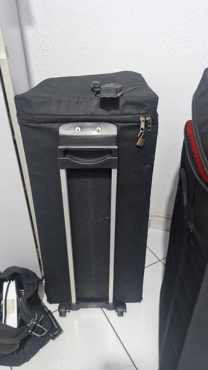 Caixa de som 350rms ATIVA nova + Case de proteção - Foto 5