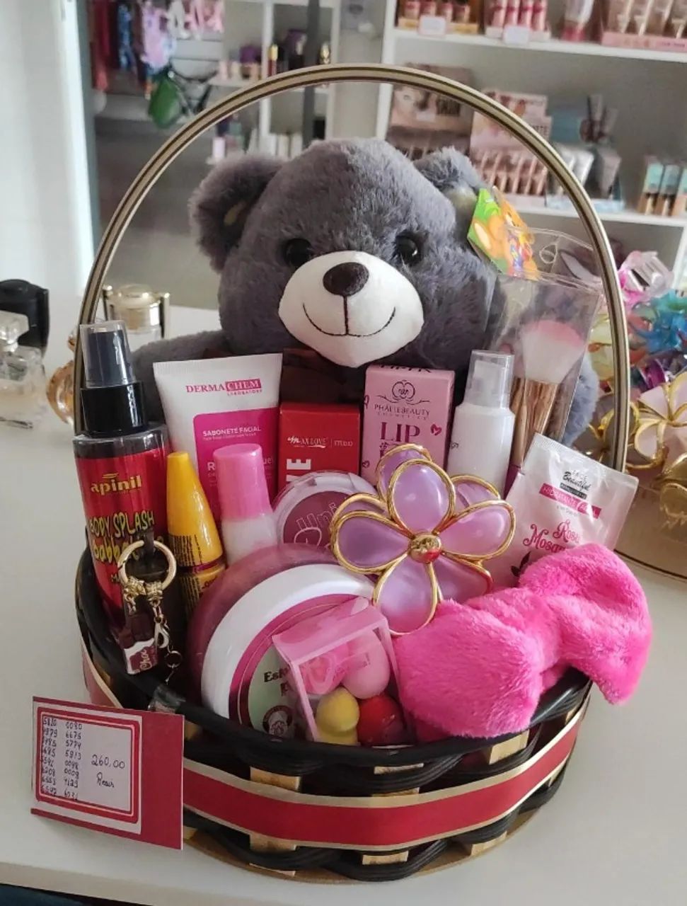Cesta de presente feminino