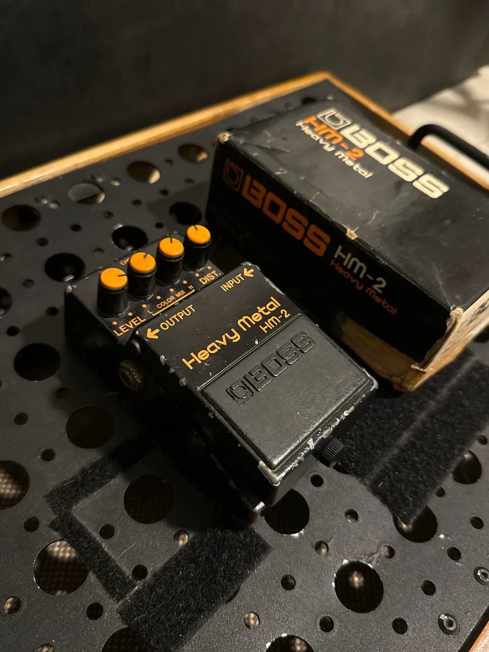 Pedal BOSS HM-2 Heavy Metal (Black Label/Japan) RARO