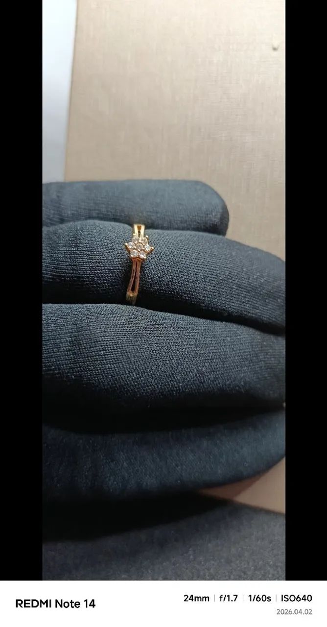 Anel Solitário Ouro 18k - Foto 5