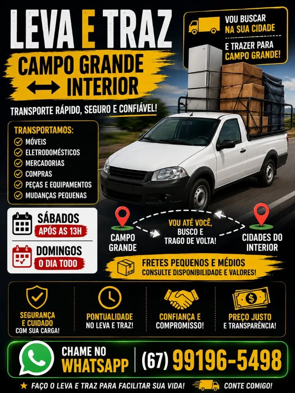Fretes e leva e traz 