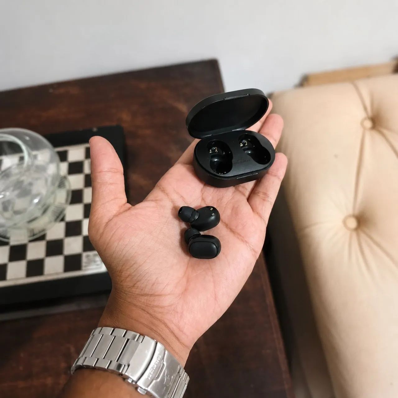 Fone Bluetooth TWS Preto Sem Fio - Foto 2