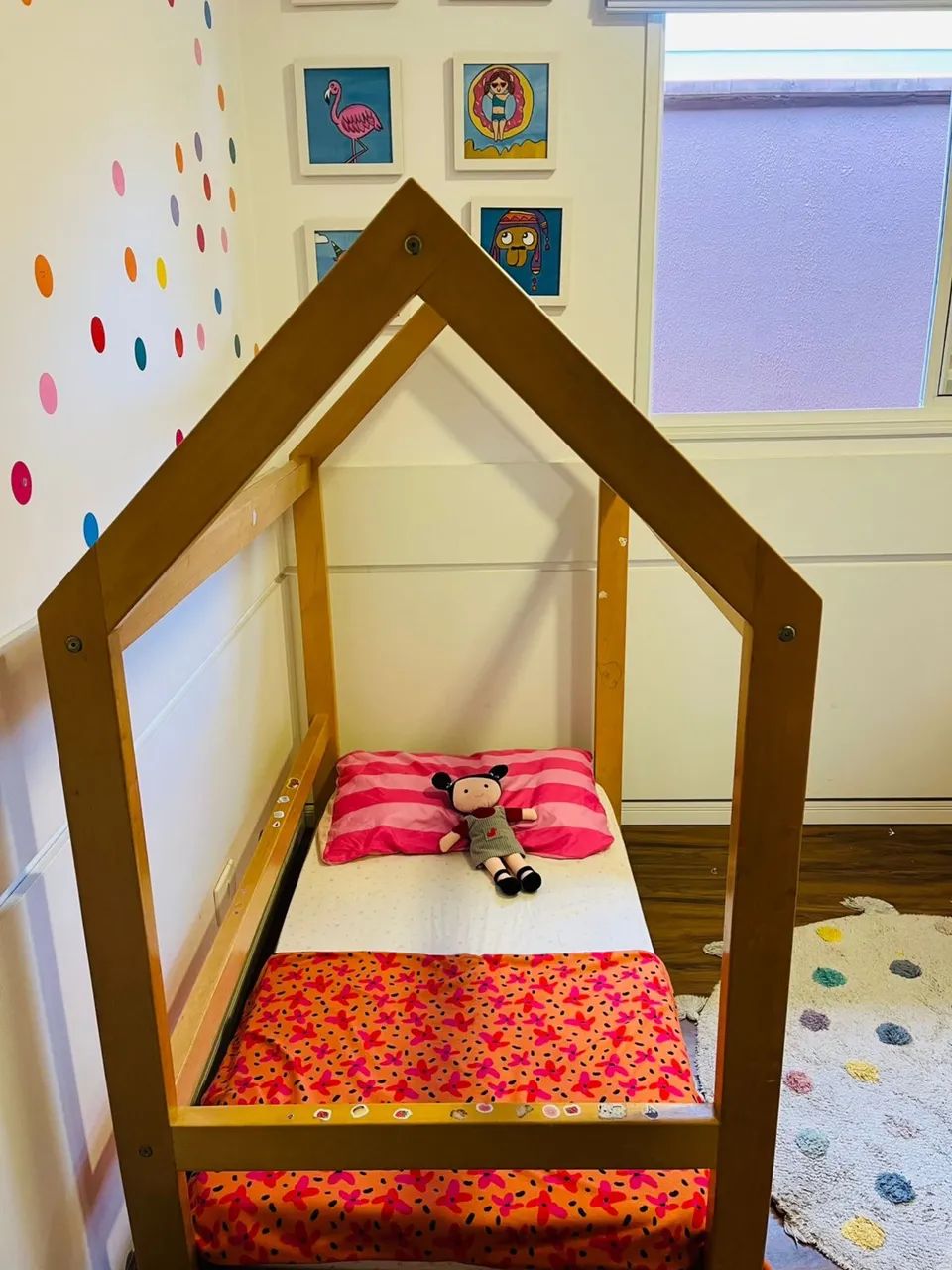 Cama Casinha de Madeira Maciça  - Foto 2