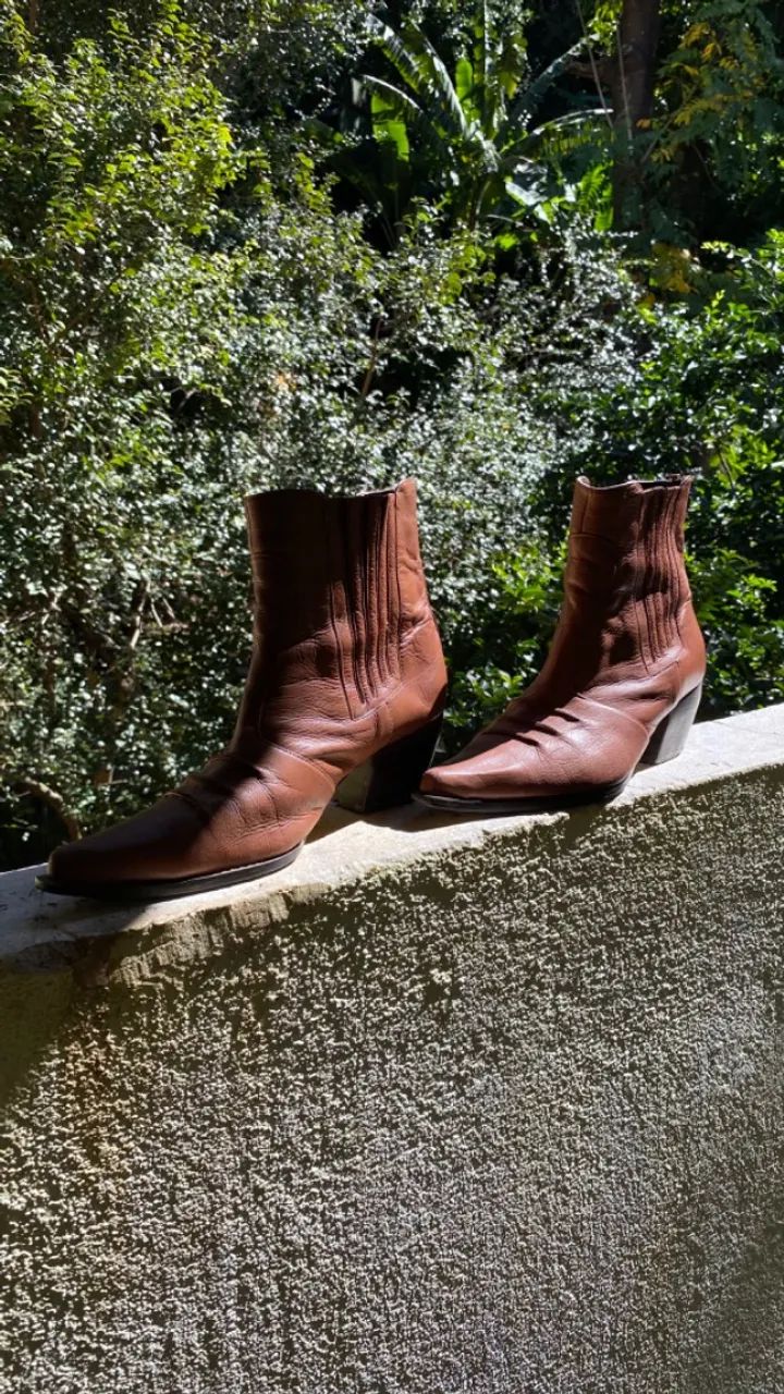 Bota western couro animal  - Foto 5