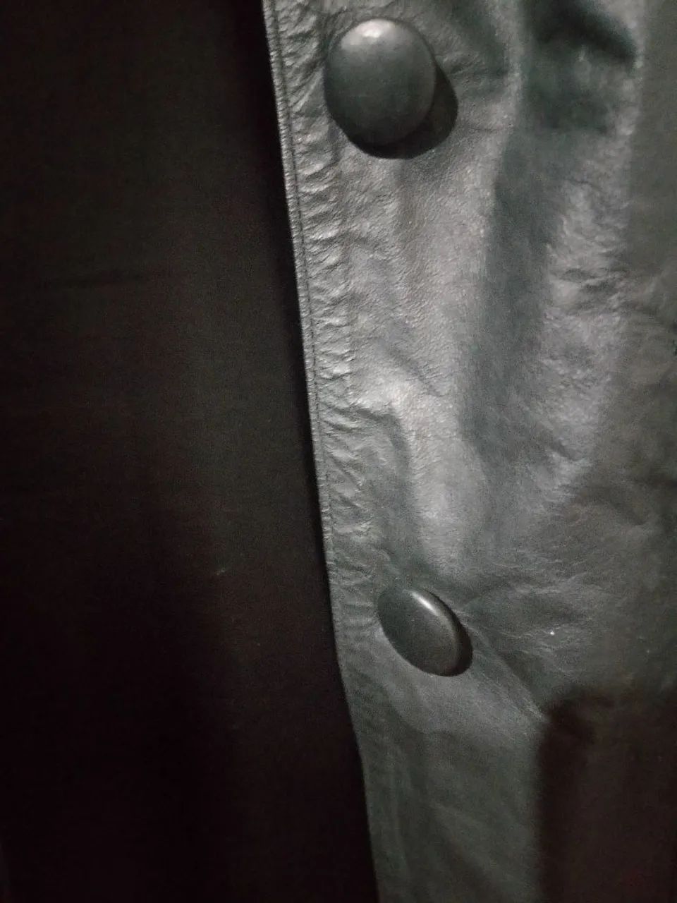 Casaco de couro da Suiça USADO - Foto 5
