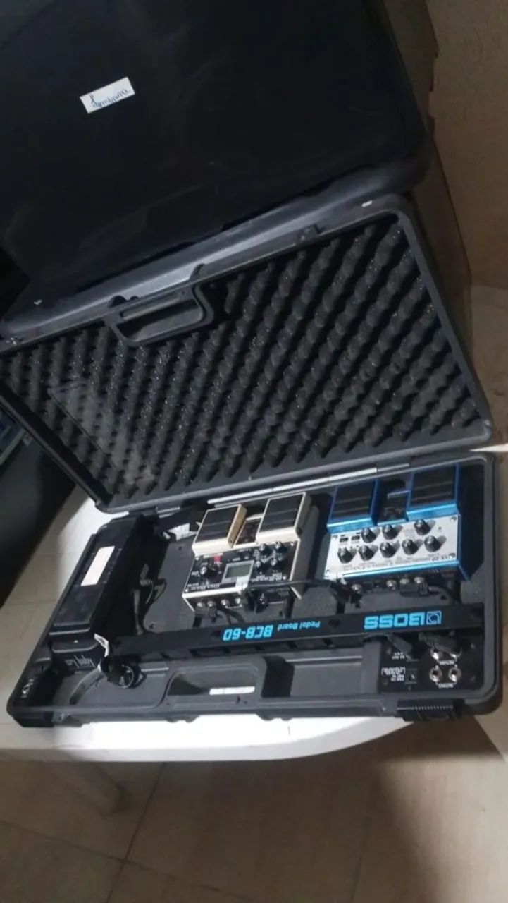 Kit pedaleira de guitarra 
