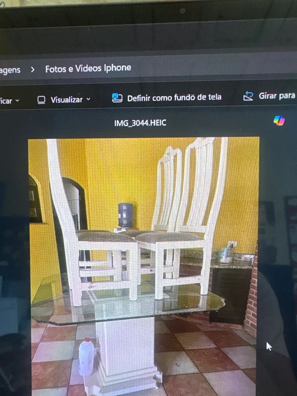 Mesa de vidro 