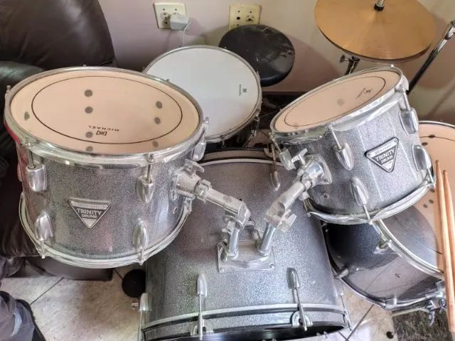 Bateria Acústica Completa Michael Trinity Dmt222 Bumbo 22 - Foto 5