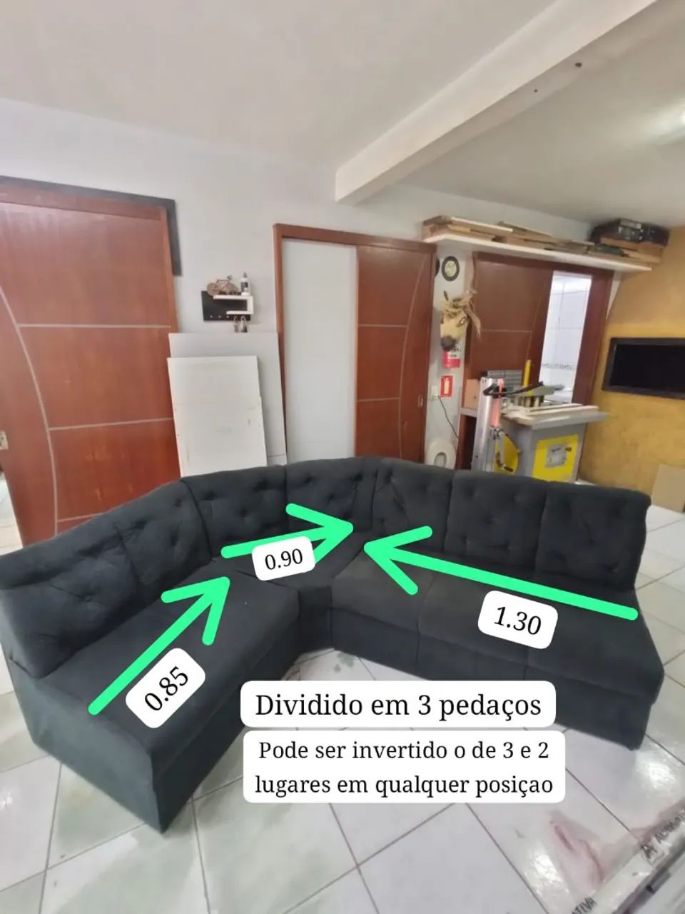 Sofá Modulado bem novinho - Foto 2