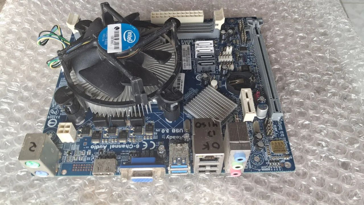 Kit placa mãe e processador i3 4° geração - Foto 2
