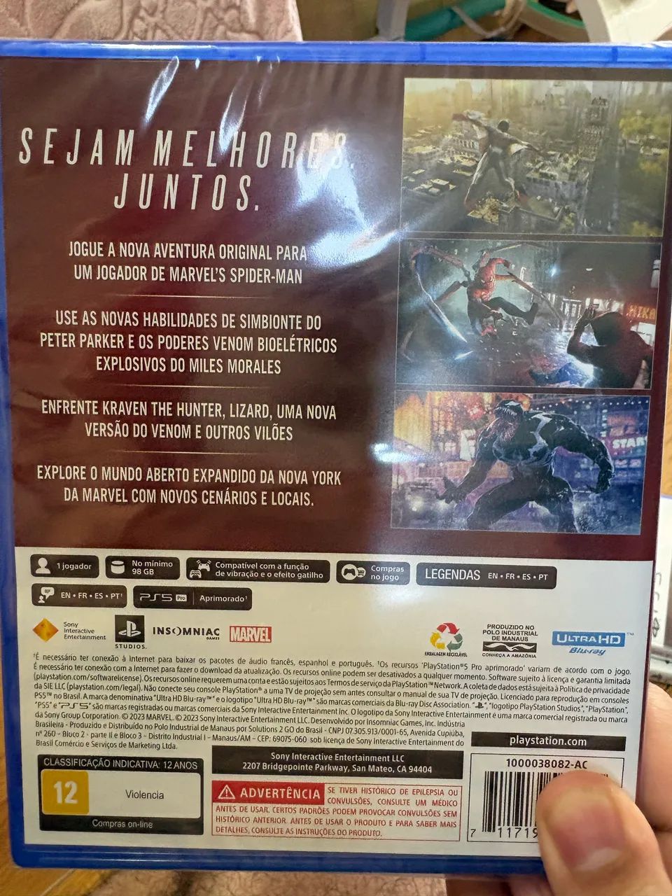 Spiderman 2  PS5 NOVO - LACRADO - Estoque limitado - Foto 3