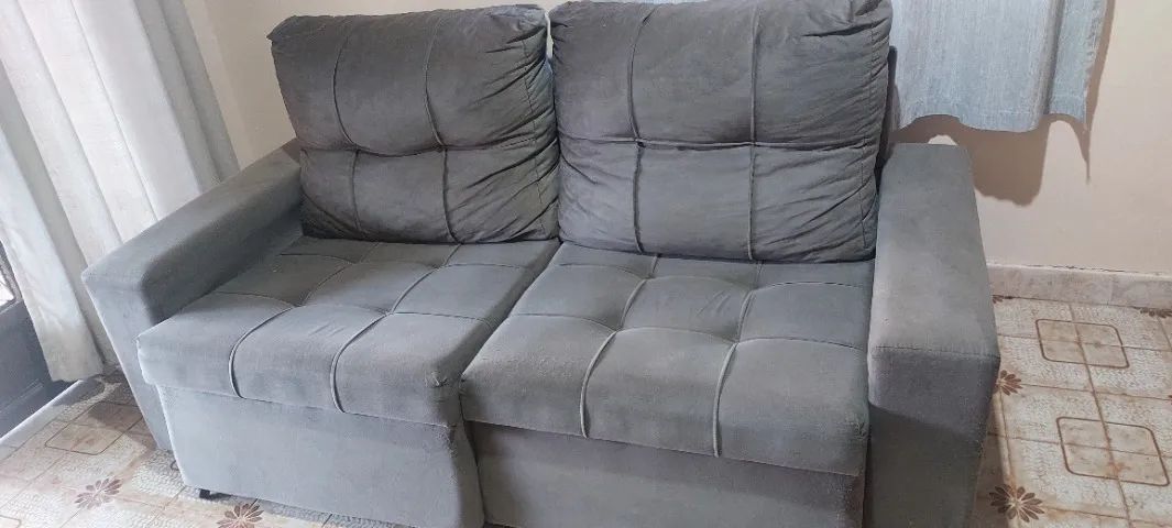 Vende-se sofá retrátil de dois lugares - Foto 3