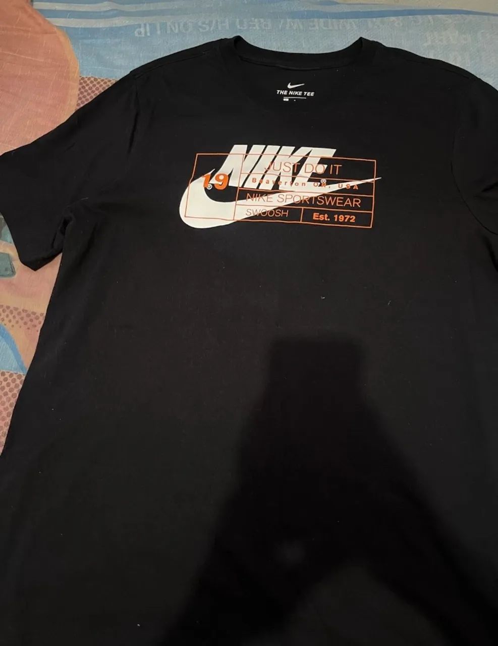 camisa nike toda preta g - Foto 2
