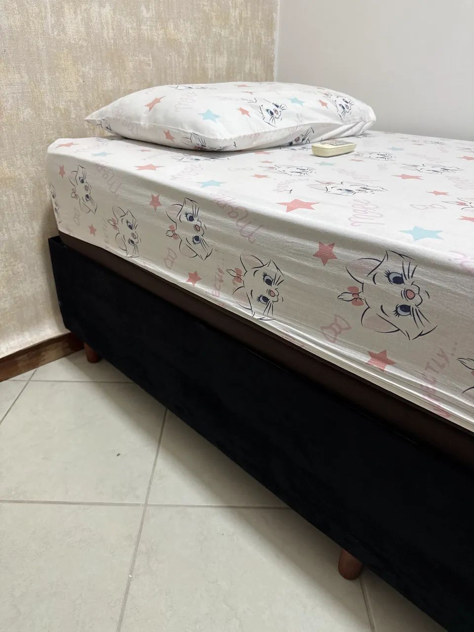 Conjunto Box Solteiro com Colchão Ortobom Novíssimo - Foto 2