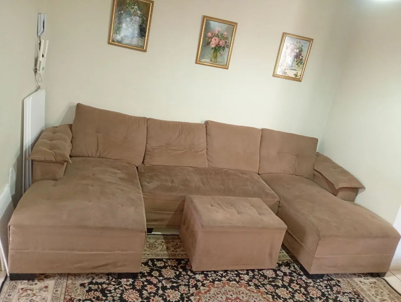 Sofá sem defeito 800 reais 3 metros  - Foto 2