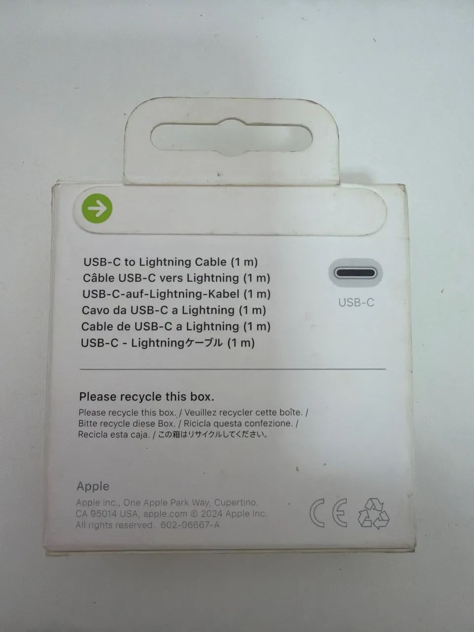 [novo] Cabo Apple USB-C para Lightning Original 60w 1 metro (comprado nos EUA) - Foto 3