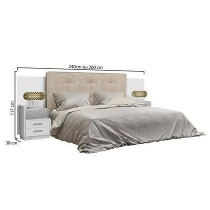 Cabeceira cama box com gaveteiros - Foto 5