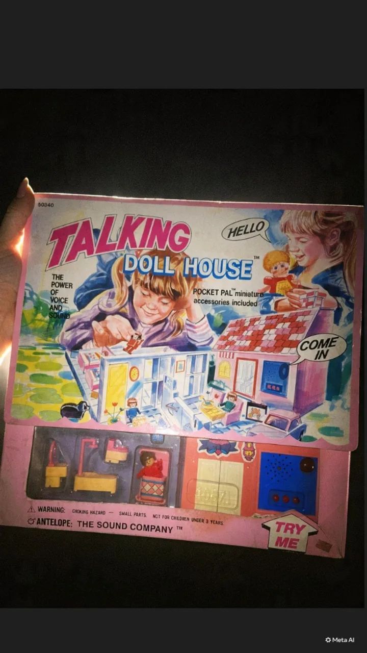 Brinquedo VINTAGE NOVO!Doll House raro brinquedo eletrônico importado anos 80