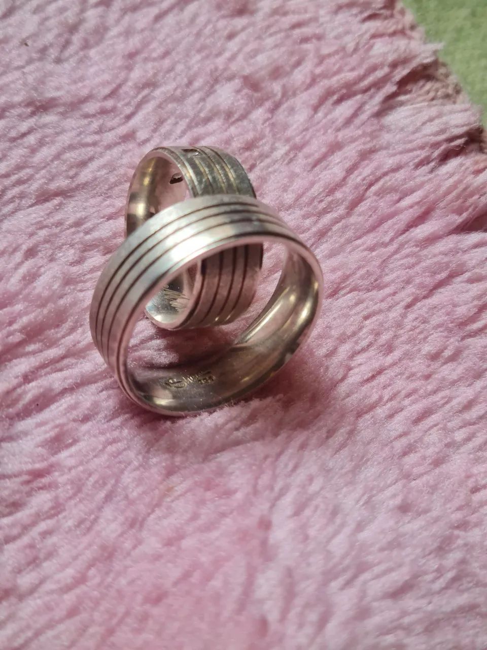 Aliança prata 925/Anatômicas  - Foto 2