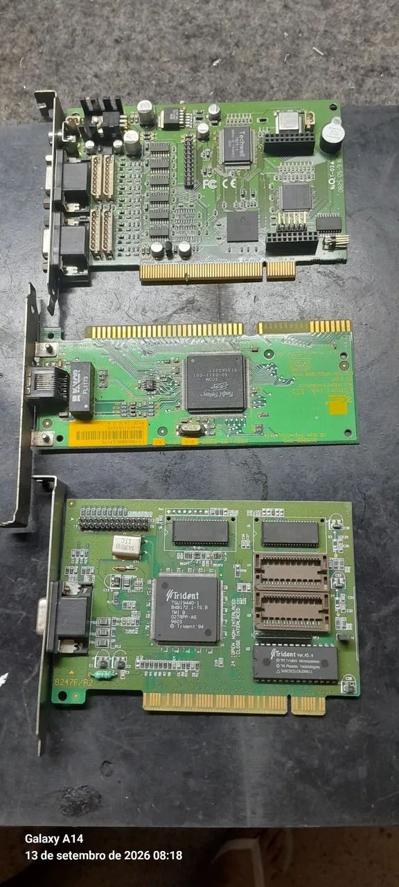 placas internas computador antigo  - Foto 4