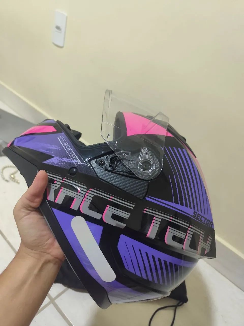 Capacete Race Tech Slash - Foto 3