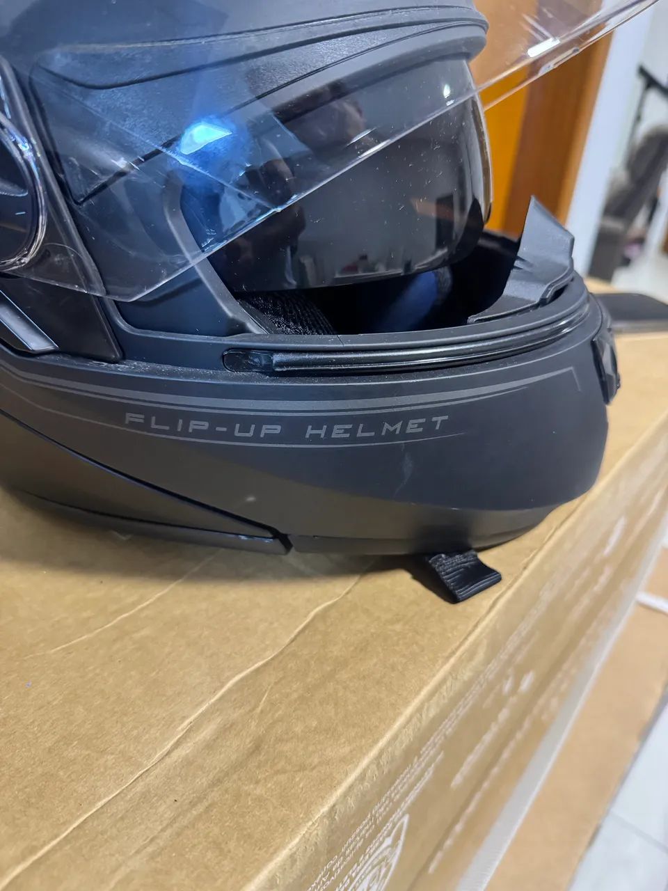 Capacete - Peels Robocop com viseira de sol - Foto 3