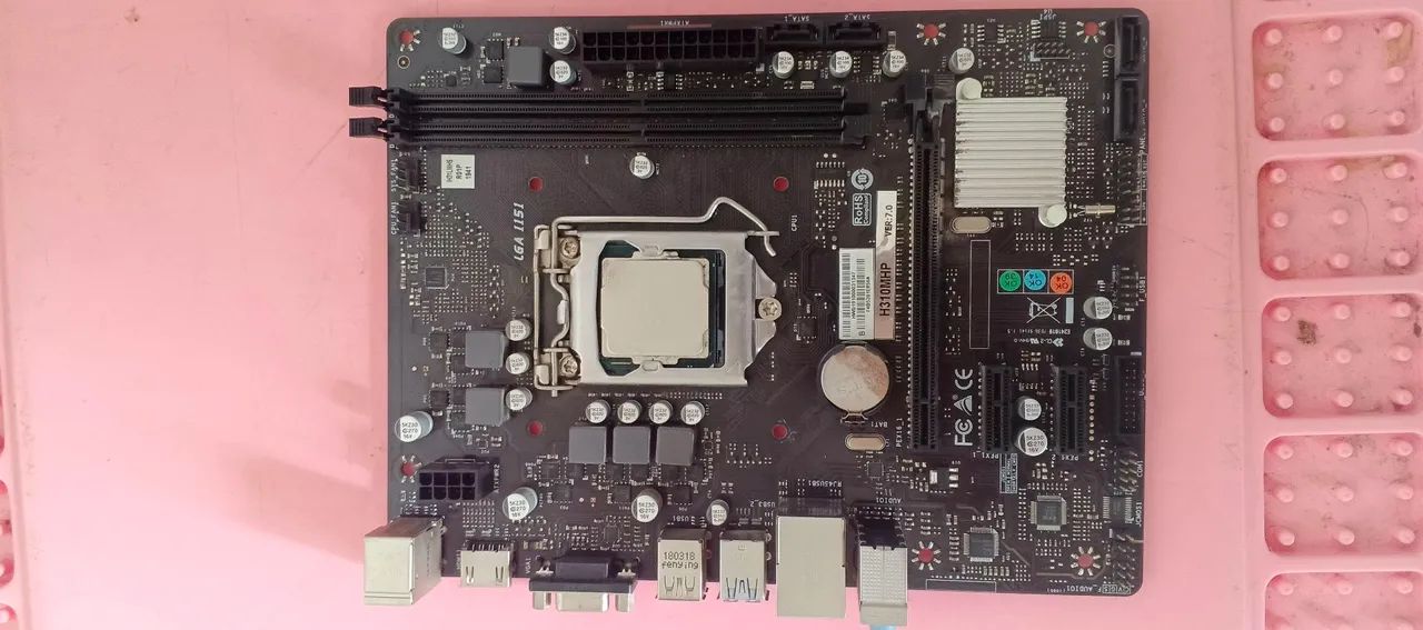 Placa Mãe Biostar H310M Motherboard + processador i5-9400f - Foto 2