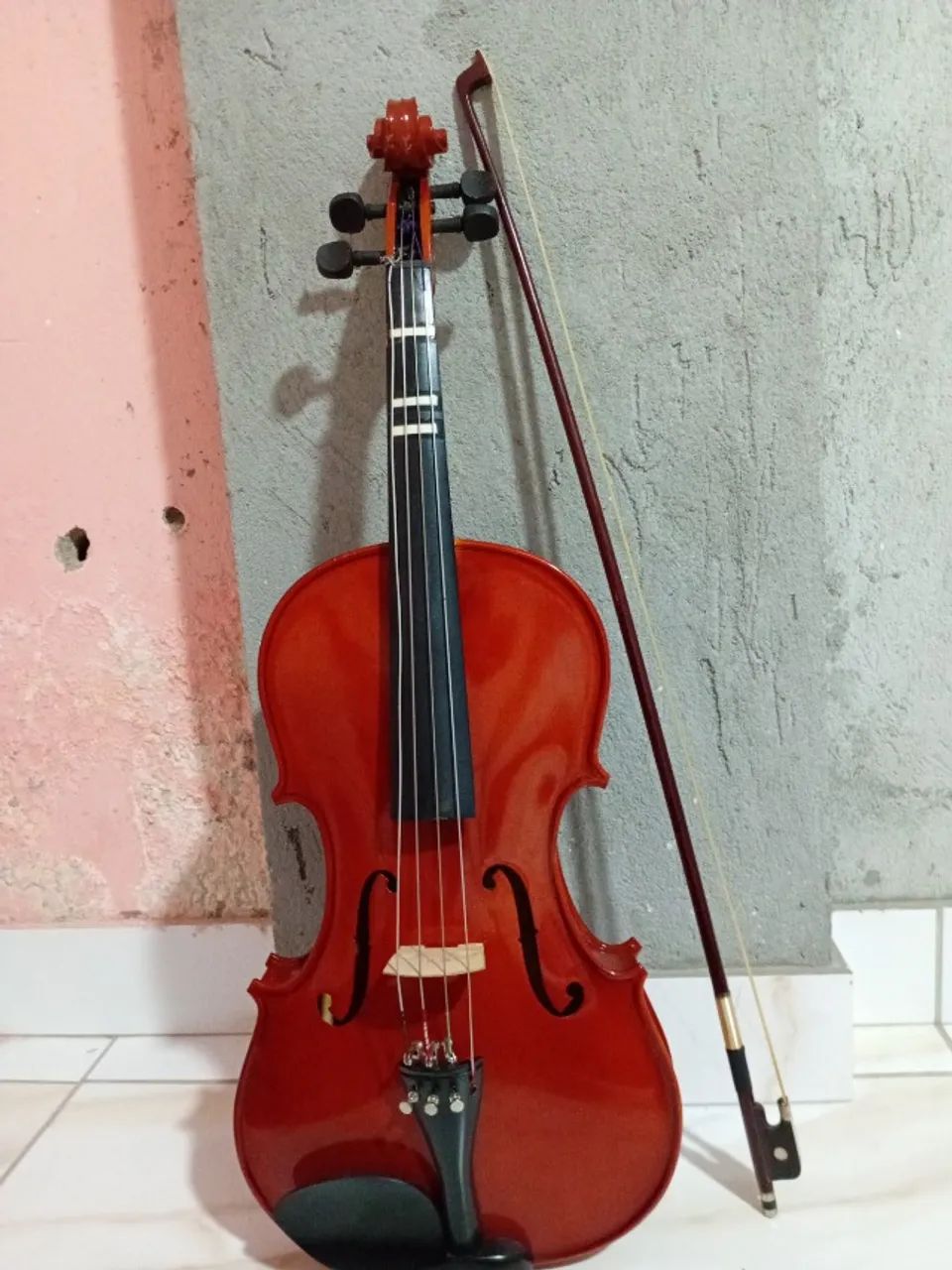 Viola de Arco Michael usada + arco e bolsa