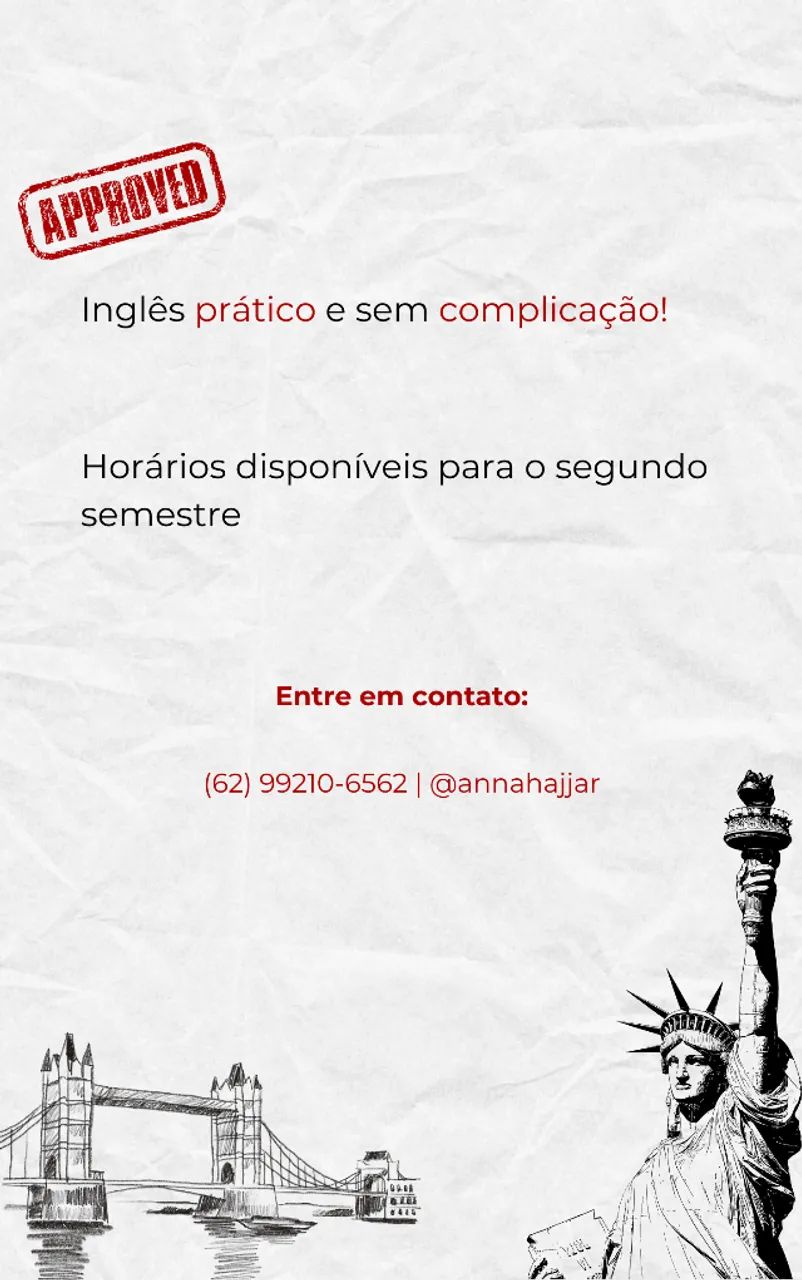 Aulas particulares de inglês 
