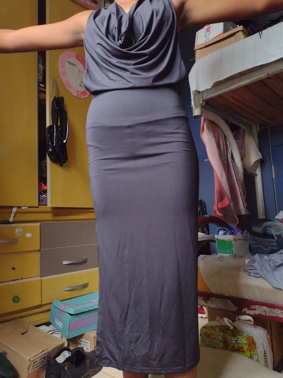 Vestido feminino costas nua - Foto 5
