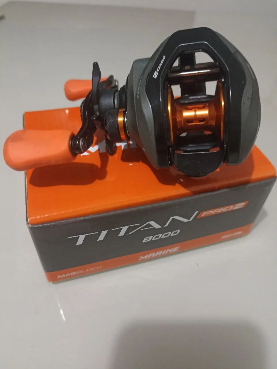 Carretilha marine Sport Titan Pro2 8000 - Foto 4