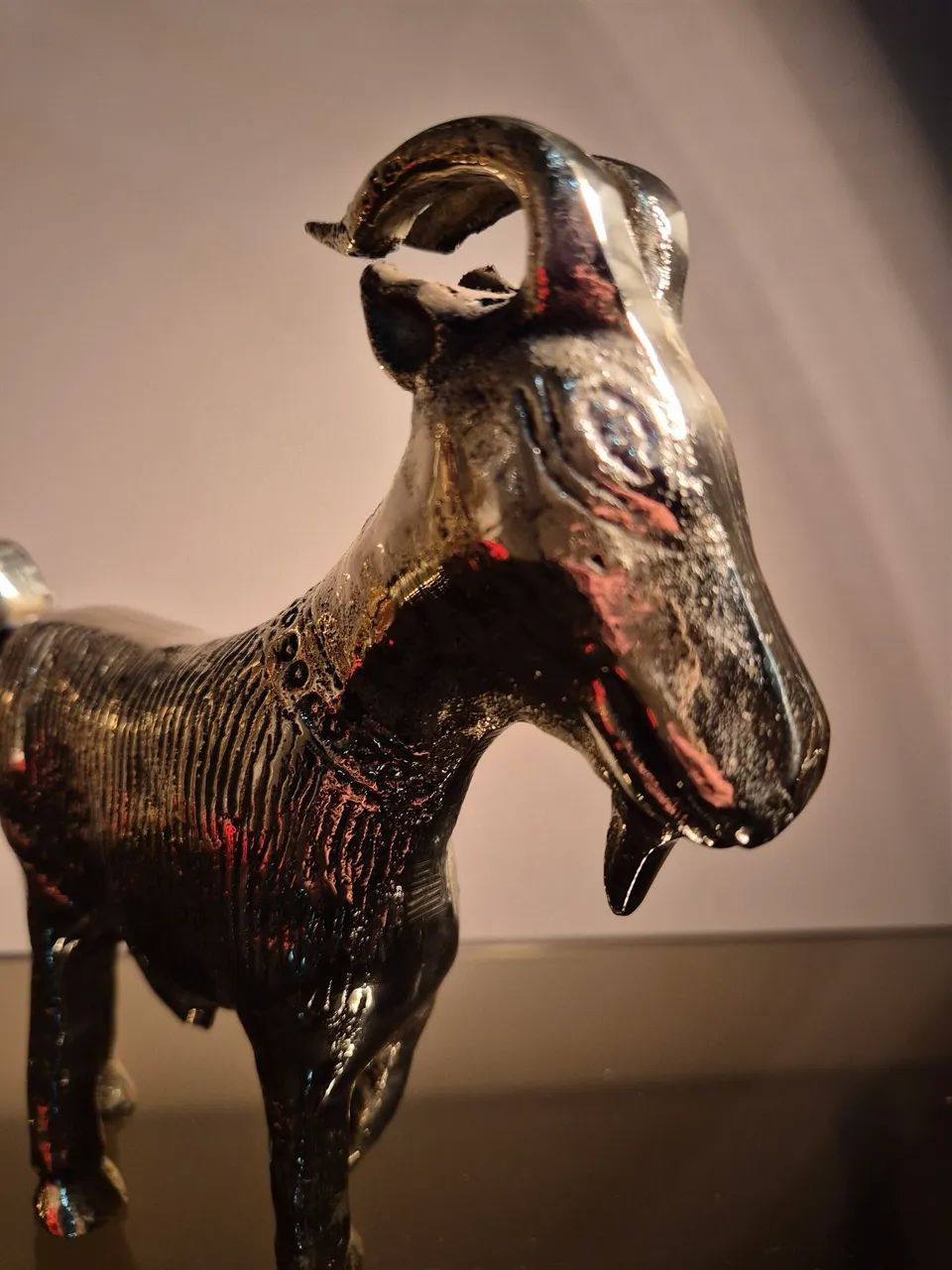 Bode escultura em bronze  - Foto 4