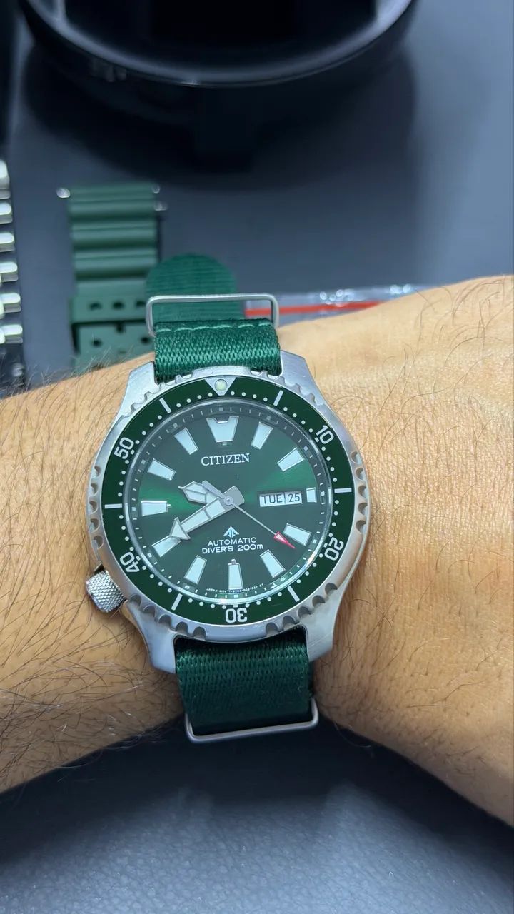 Citizen Promaster Fugu NY0151-59X Automático + 2 Pulseiras