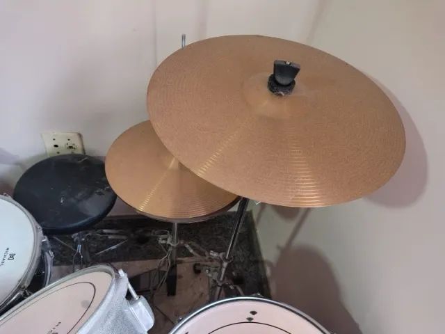 Bateria Acústica Completa Michael Trinity Dmt222 Bumbo 22 - Foto 3