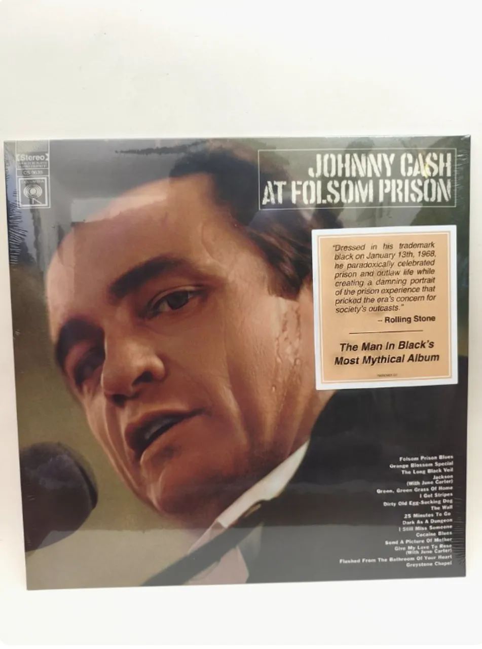 lp - johnny cash - at folson prison 2020 - importado