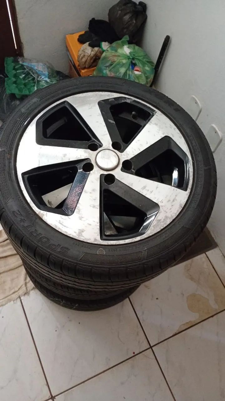 Rodas e pneus em perfeito  - Foto 2