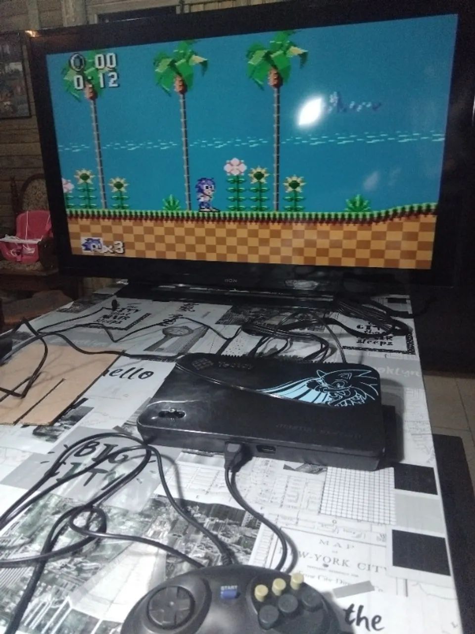 Console Tectoy Sega Master System Evolution Com 1 Controle +  1 Cabo Av  - Foto 3