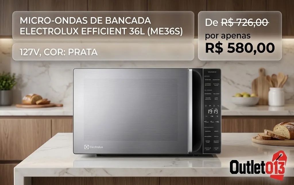 MICRO-ONDAS ELECTROLUX 36L  - Foto 4