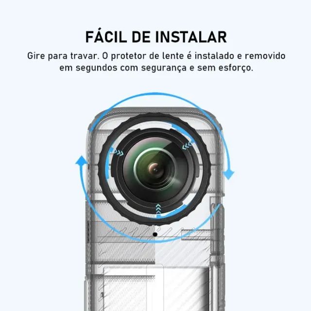 Protetor De Lente Para Insta360 X4 | NOVO - Foto 4