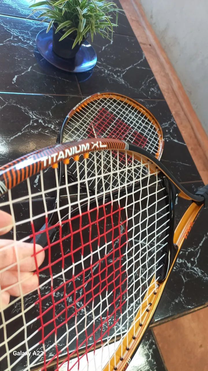 Par de Raquetes Wilson V-Matrix em Ótimo Estado - Prontas para Jogar - Foto 3