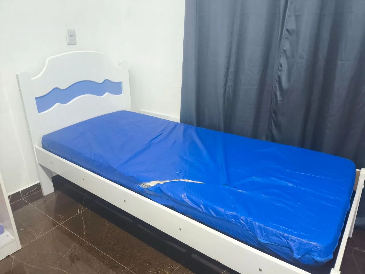 Cama solteiro com colchão  - Foto 3