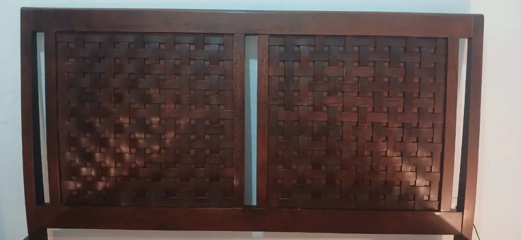CAMA DE CASAL MADEIRA MACIÇA  - Foto 3