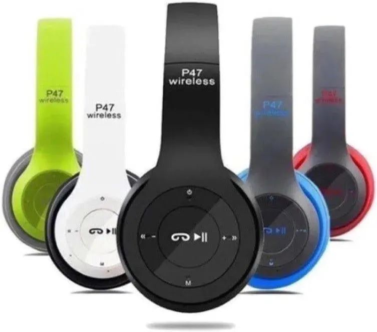 Fone Ouvido Bluetooth P47 Wireless Sem Fio Novo