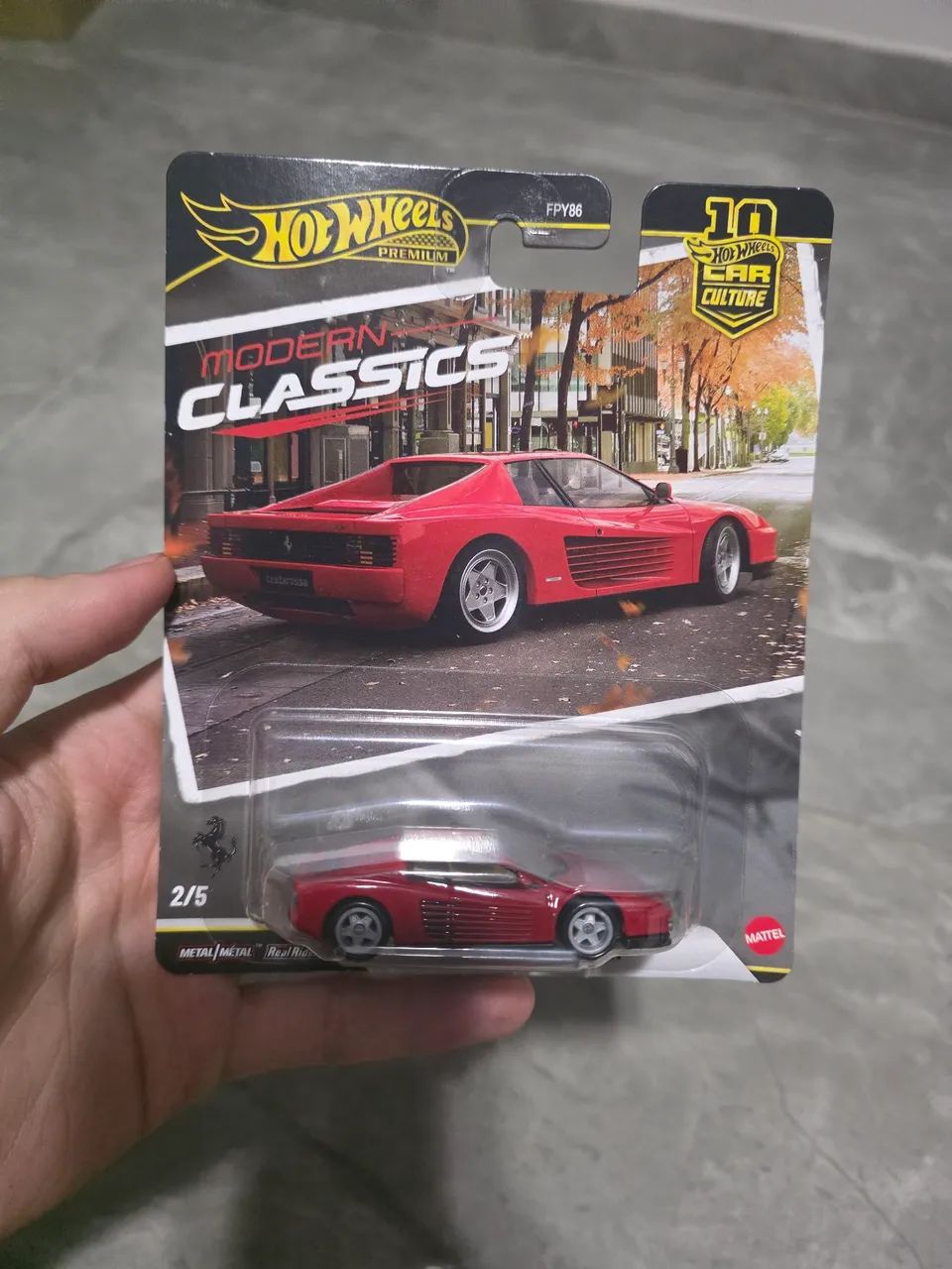 HOT WHEELS FERRARI TESTAROSSA - Hobbies e coleções - Centro